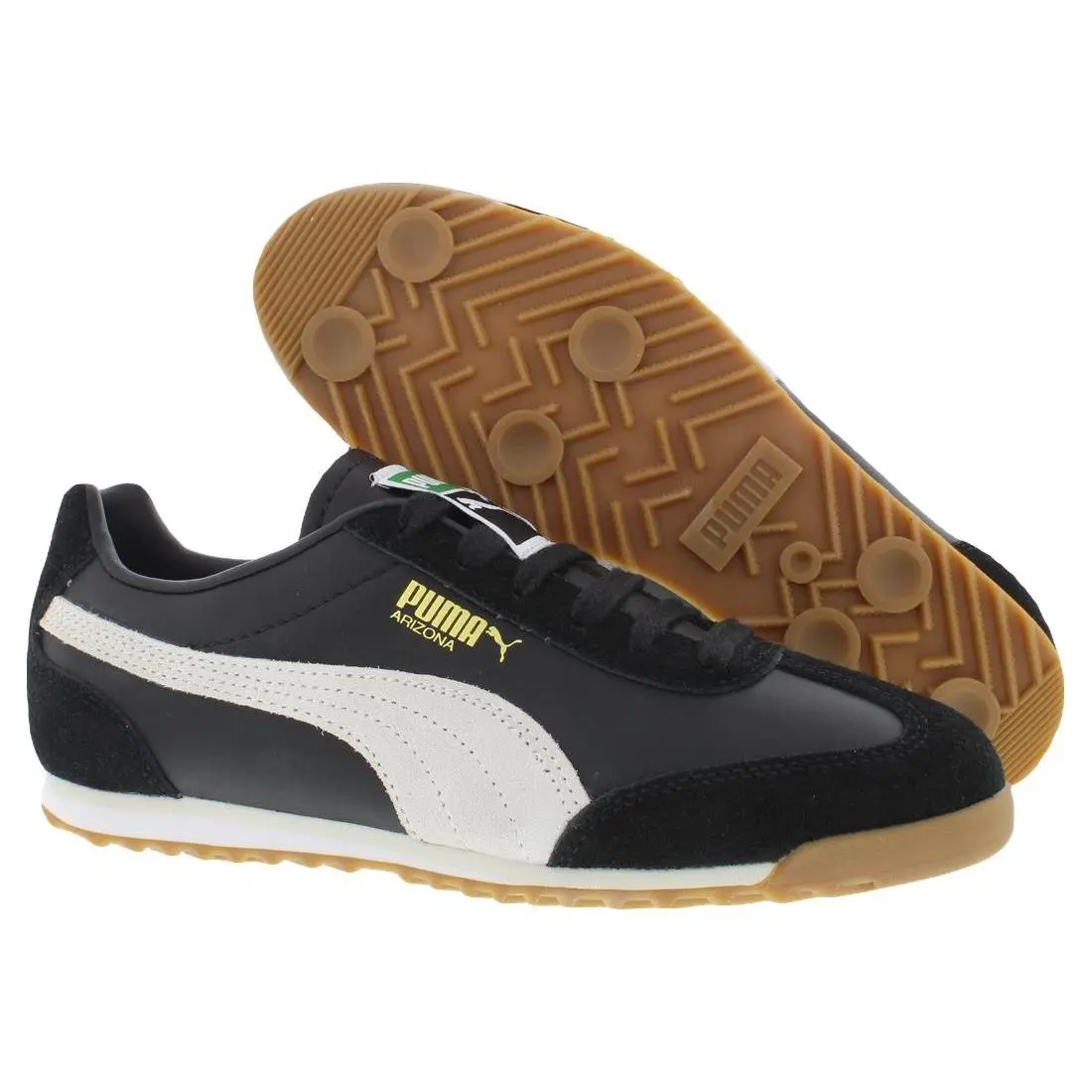 Puma Arizona Retro Suede Womens Shoes Size 10.5 Color: Black/warm White