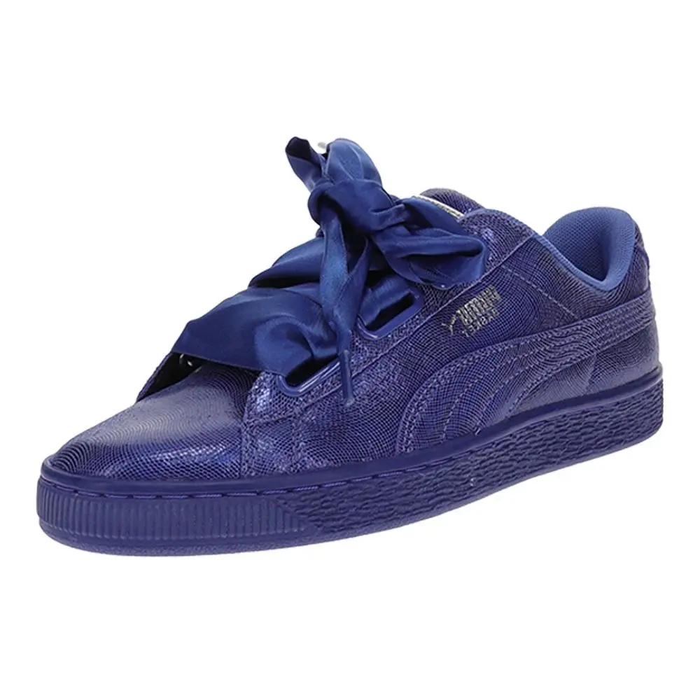 Puma shoes - PUMA Basket Heart Ns Lace Up - 36410803 - Blue (UPC: 190275850797) 0