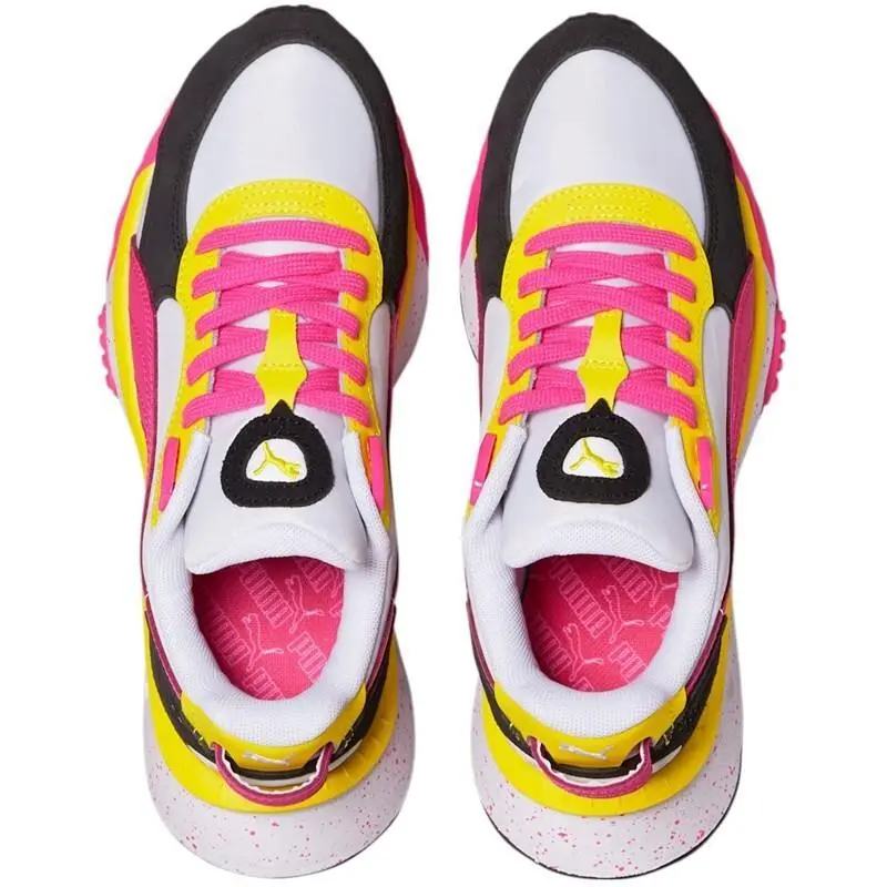 Puma shoes - PUMA Wild Rider - Wild Rider - white / pink glo /yellow (UPC: 195098494197) 1