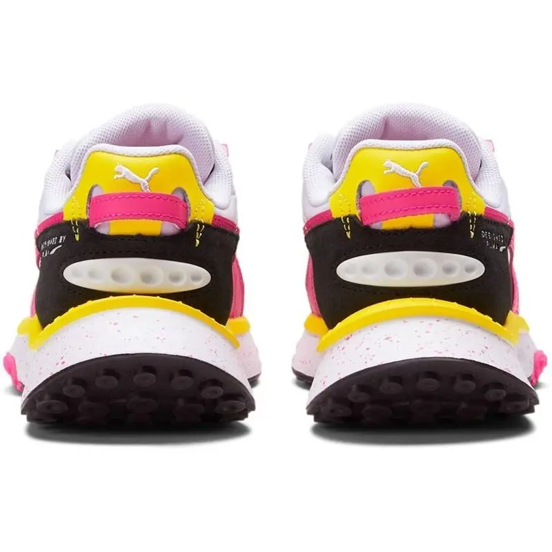Puma shoes - PUMA Wild Rider - Wild Rider - white / pink glo /yellow (UPC: 195098494197) 2