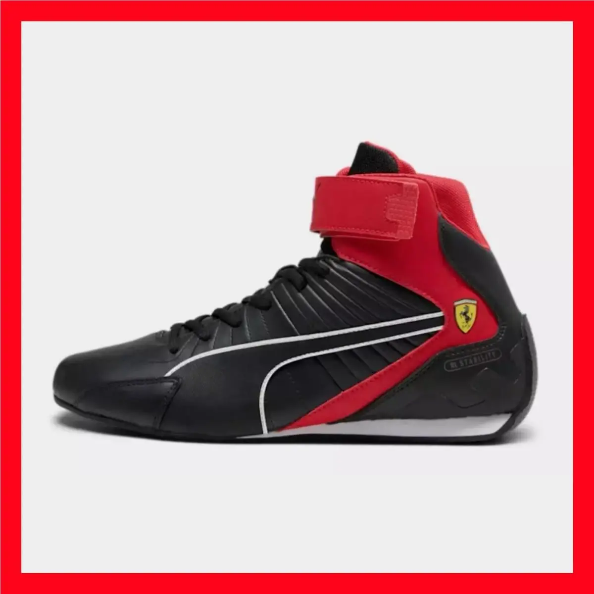 Ferrari Kart Cat RL Mid Shoes Carbon 307512-03 Mens Size 8.5 by Puma