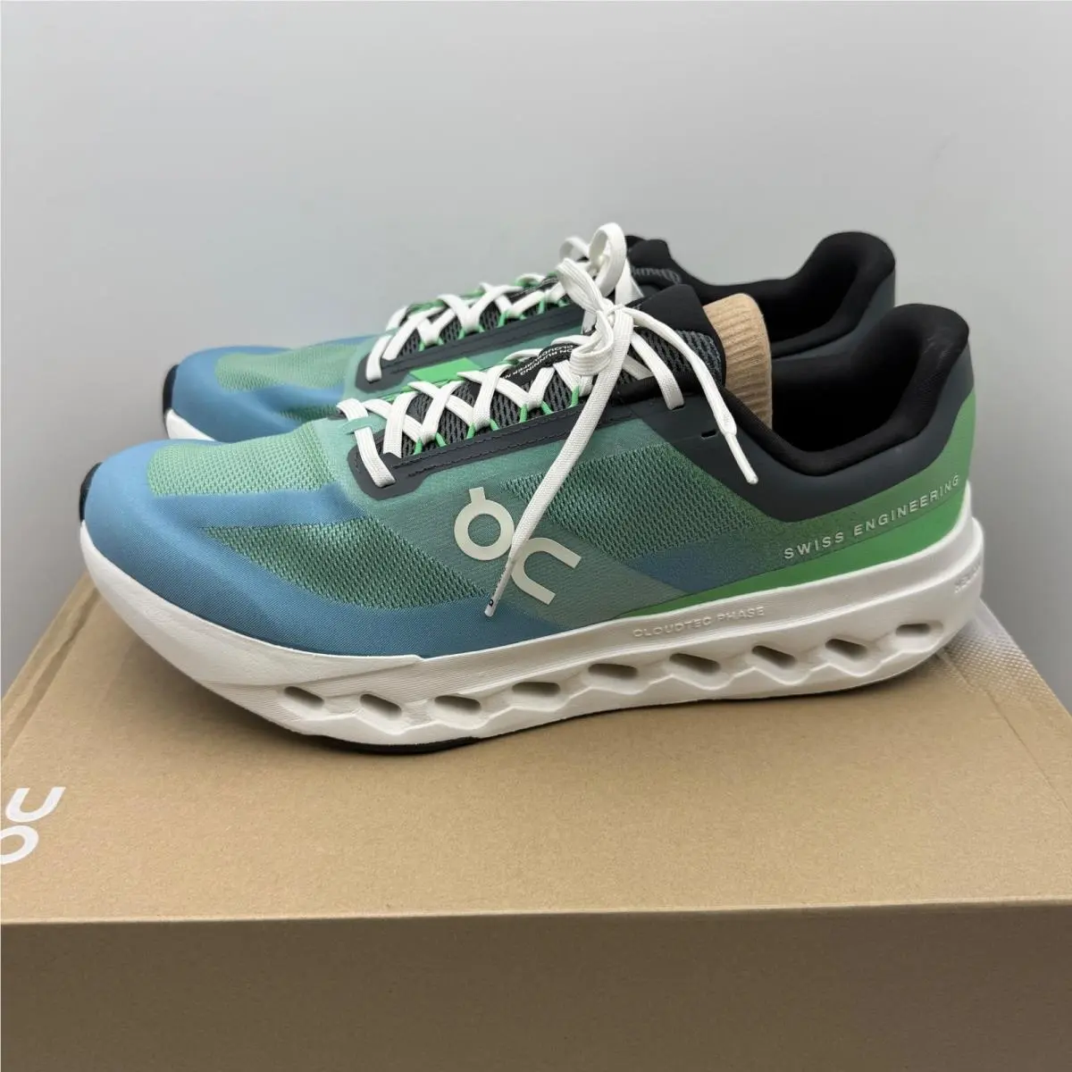 ON Running Cloudsurfer Next Men`s 11.5 M Honeydew Green Ivory Athletic Shoes