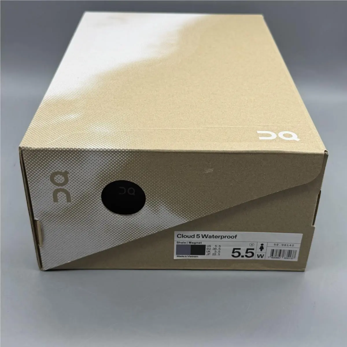 On-Running shoes - On Cloud 5 Waterproof - Cloud Waterproof - 5998142 - Slate/Magnet (UPC: 0191497052334) 15
