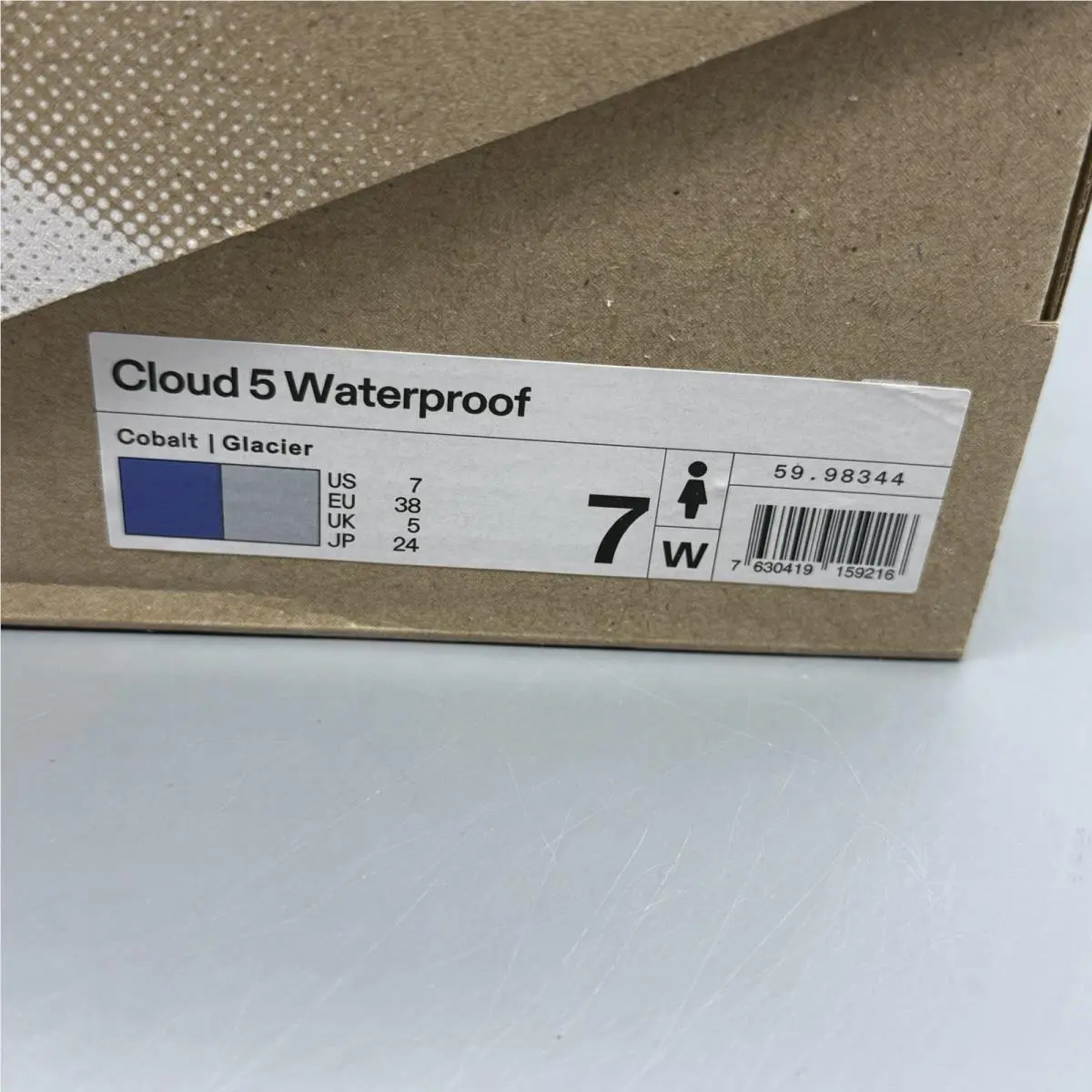 On-Running shoes - On Cloud 5 Waterproof - Cloud Waterproof - 5998344 - Cobalt/Glacier (UPC: 7630419159216) 14