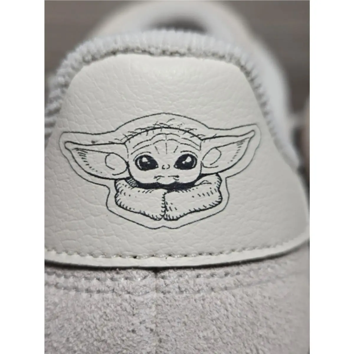Adidas shoes - Adidas Grand Court 2.0 Star Wars Mandalorian - JS0723 - White Black 4