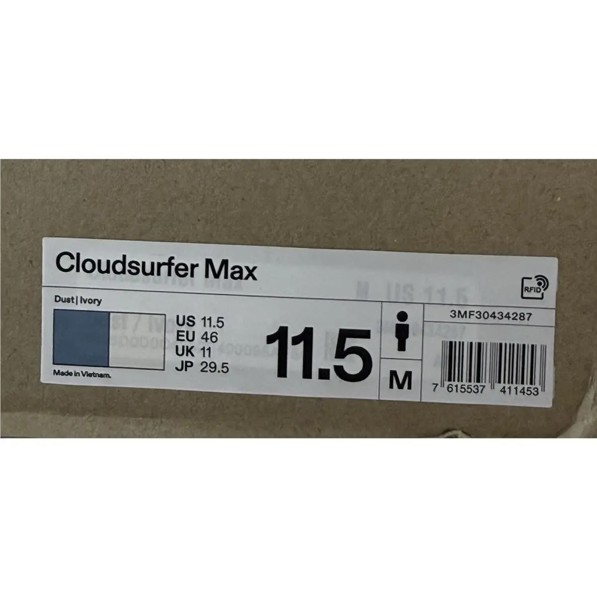 On-Running shoes - Cloudsurfer Max - Cloudsurfer Max - Blue and Ivory 9