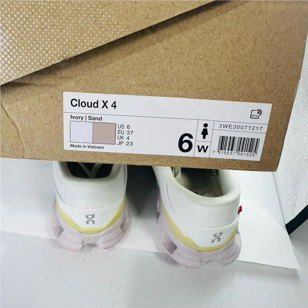 On-Running shoes - Cloud X 4 - Cloud - Ivory 7
