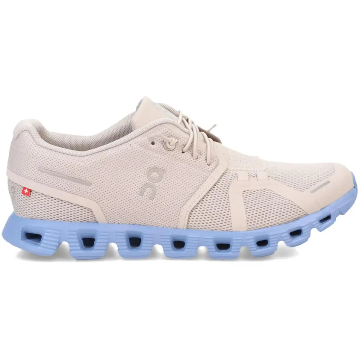 On Running Cloud 5 Women`s Shoes Pearl/neptune 59.98019 Size 10.5