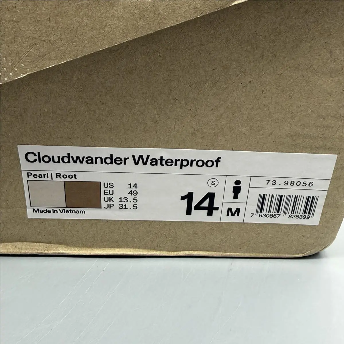 On-Running shoes - Cloudwander Waterproof - Cloudwander Waterproof - 7398056 - Pearl/Root (UPC: 7630867828399) 12