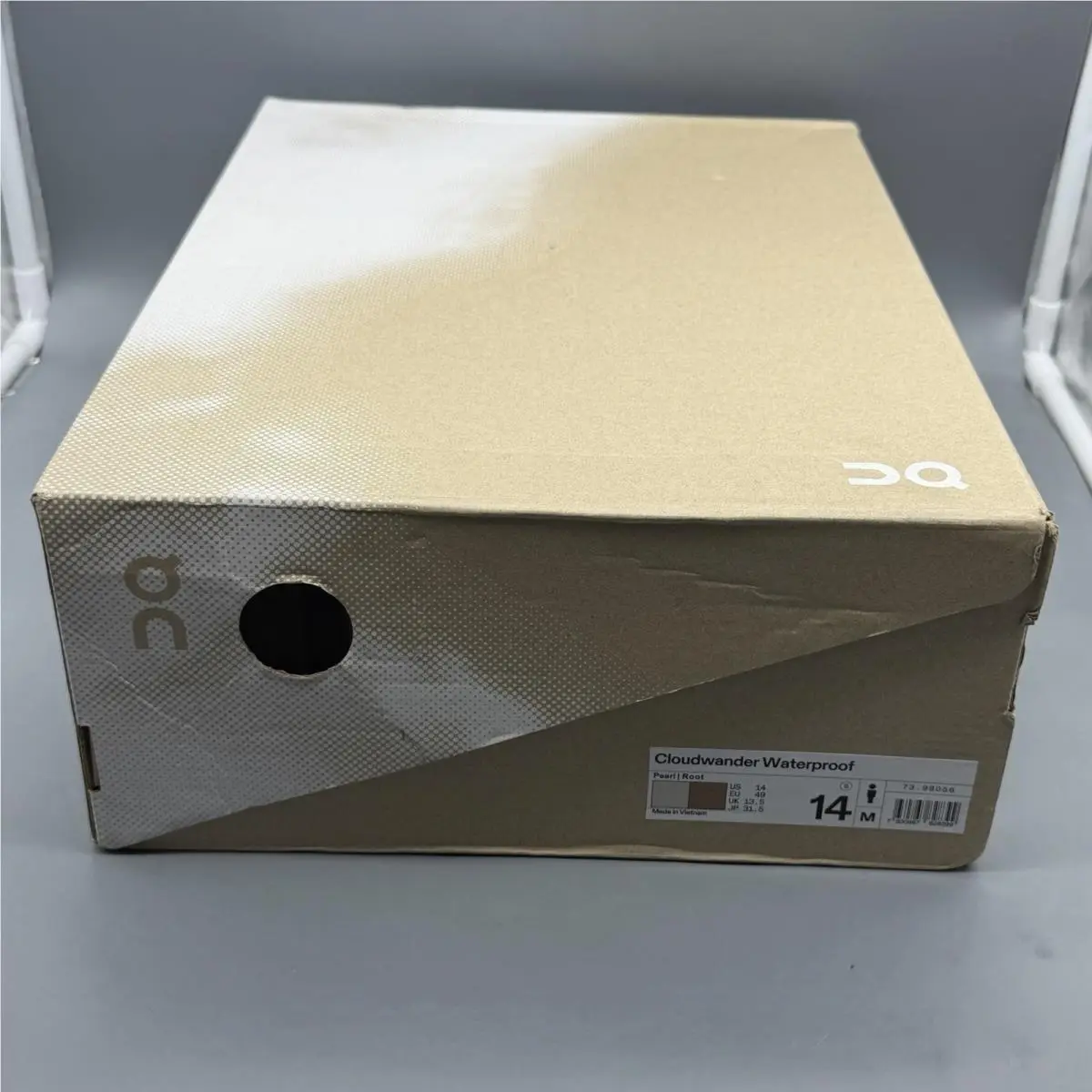 On-Running shoes - Cloudwander Waterproof - Cloudwander Waterproof - 7398056 - Pearl/Root (UPC: 7630867828399) 13