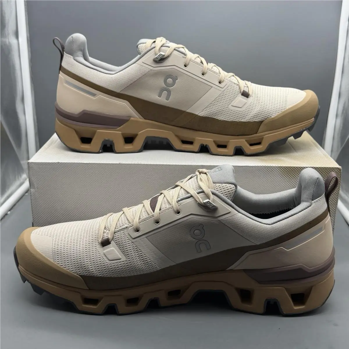 On-Running shoes - Cloudwander Waterproof - Cloudwander Waterproof - 7398056 - Pearl/Root (UPC: 7630867828399) 1