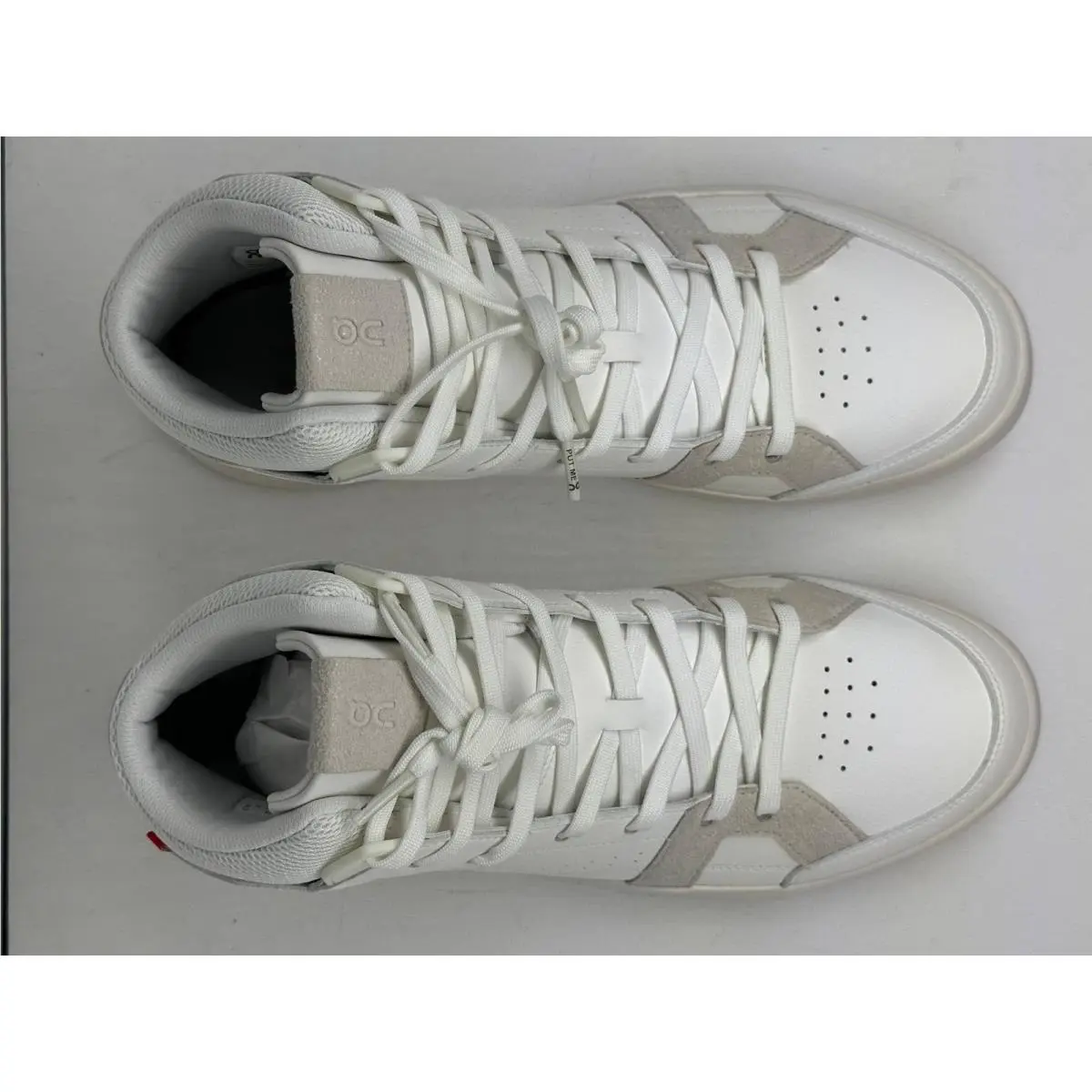 On Running The Roger Clubhouse Mid White Sand Mens 9.5 3MD11140248 Sneakers