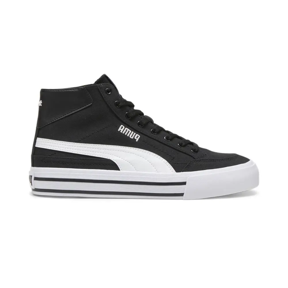 Puma Court Classic Vulcanized Mid Formstrip Lace Up Mens Size 8 M Sneakers Casu
