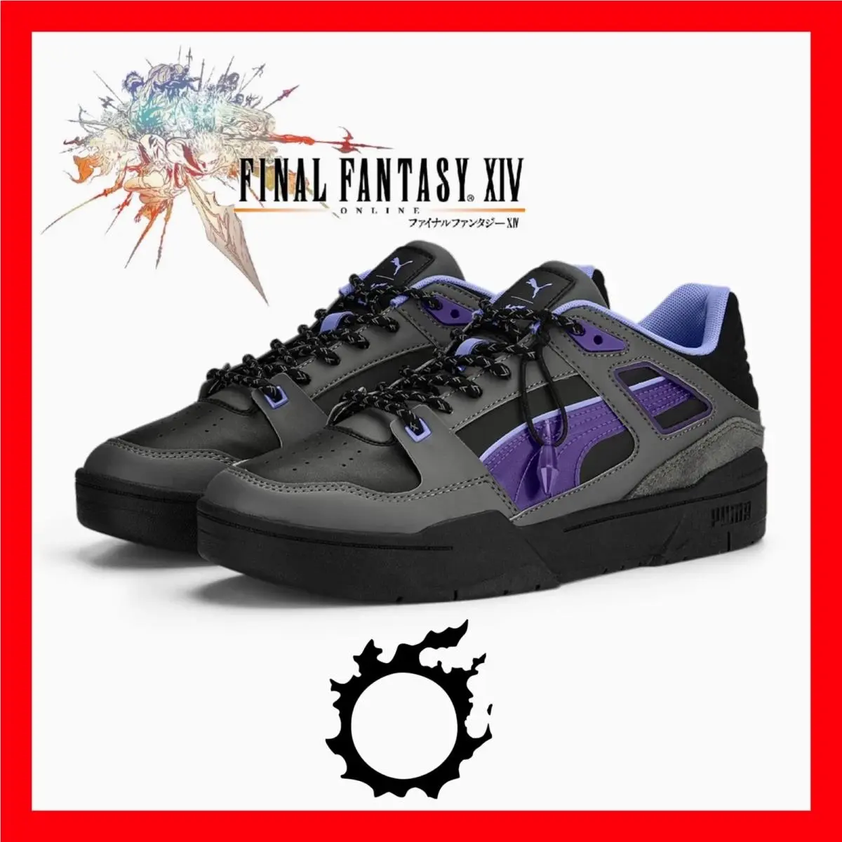 x Final Fantasy Xiv 14 Slipstream Purple Sneakers 307713-01 Mens Size 10 by Puma