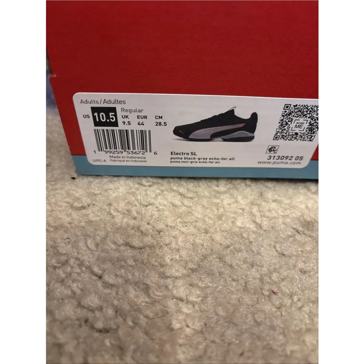 Puma shoes - PUMA Electro Synthetic Leather Lace Up - 31309205 - Black 1
