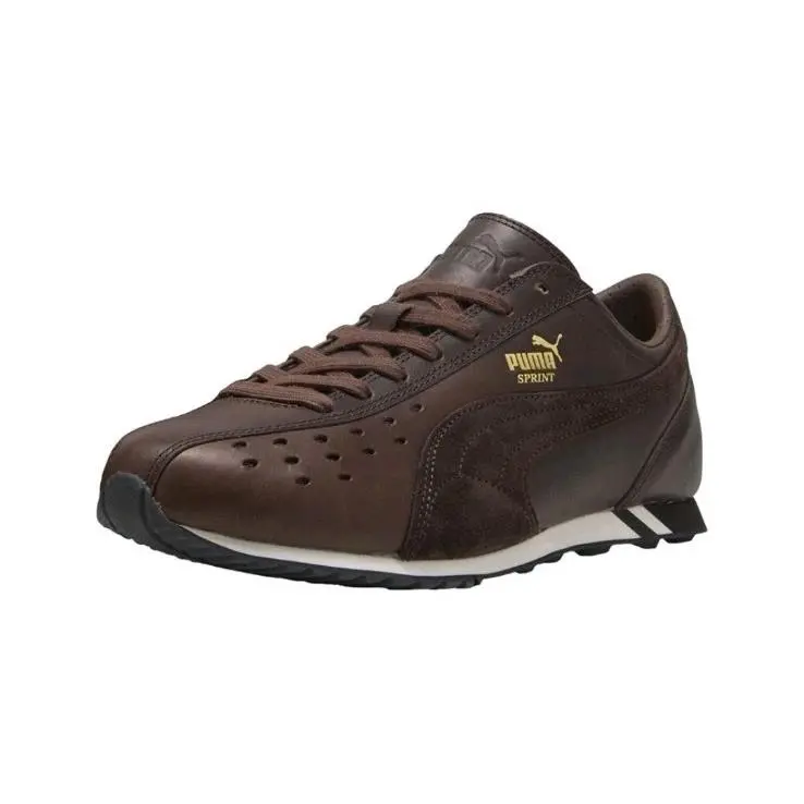 Puma shoes - PUMA Sprint Premium Lace Up - 40508402 - Brown 0