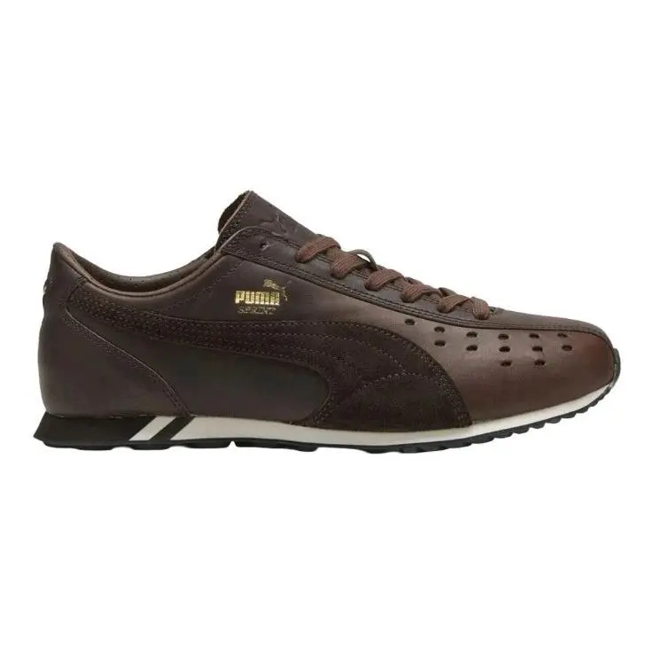 Puma shoes - PUMA Sprint Premium Lace Up - 40508402 - Brown 1