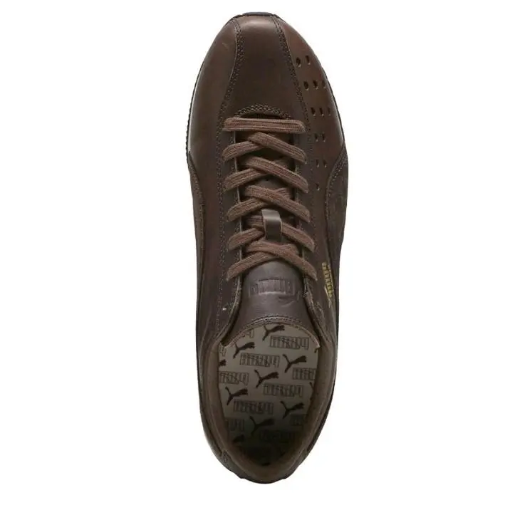 Puma shoes - PUMA Sprint Premium Lace Up - 40508402 - Brown 4