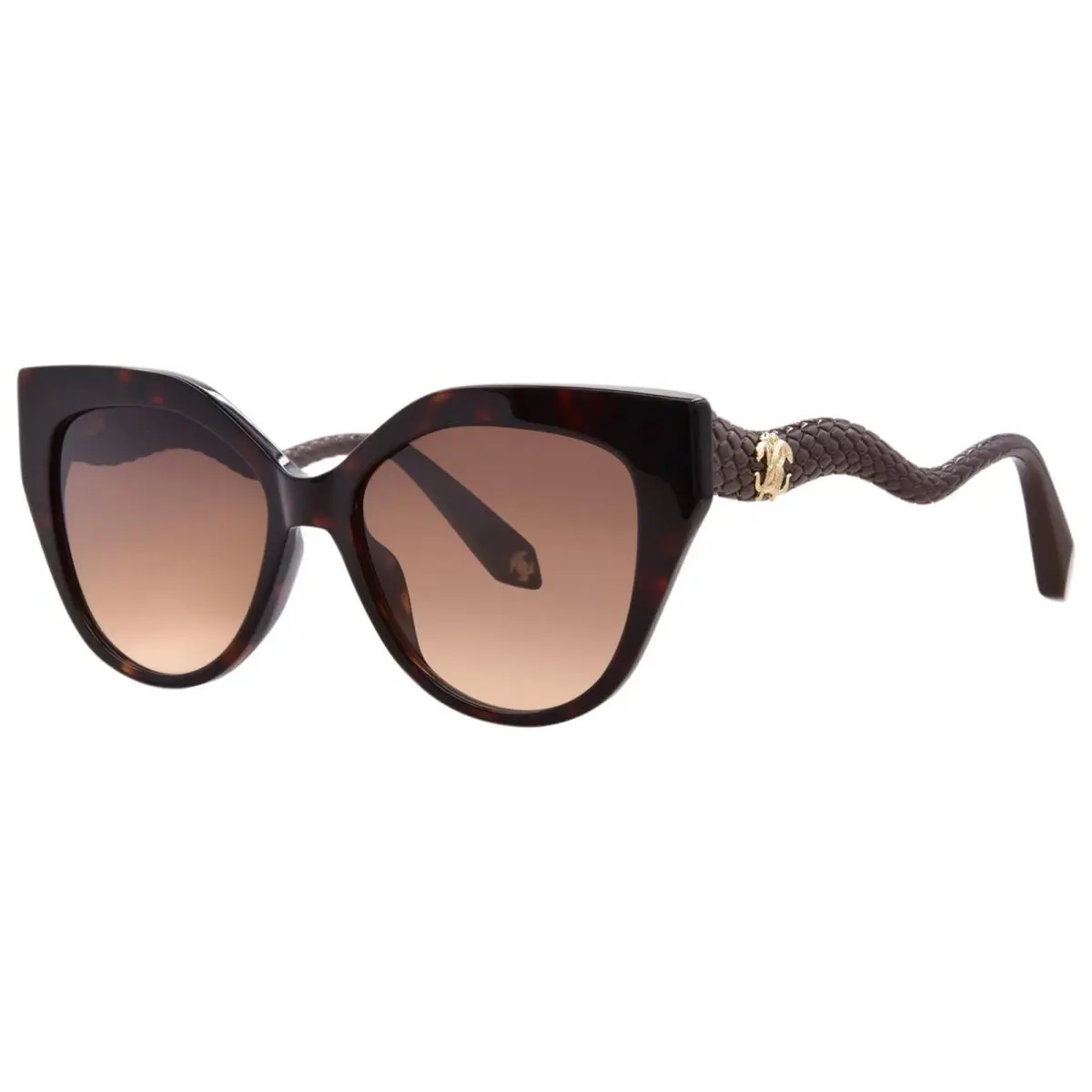 SRC138M 0743 Sunglasses Women`s Dark Havana/brown Gradient 55mm by Roberto Cavalli