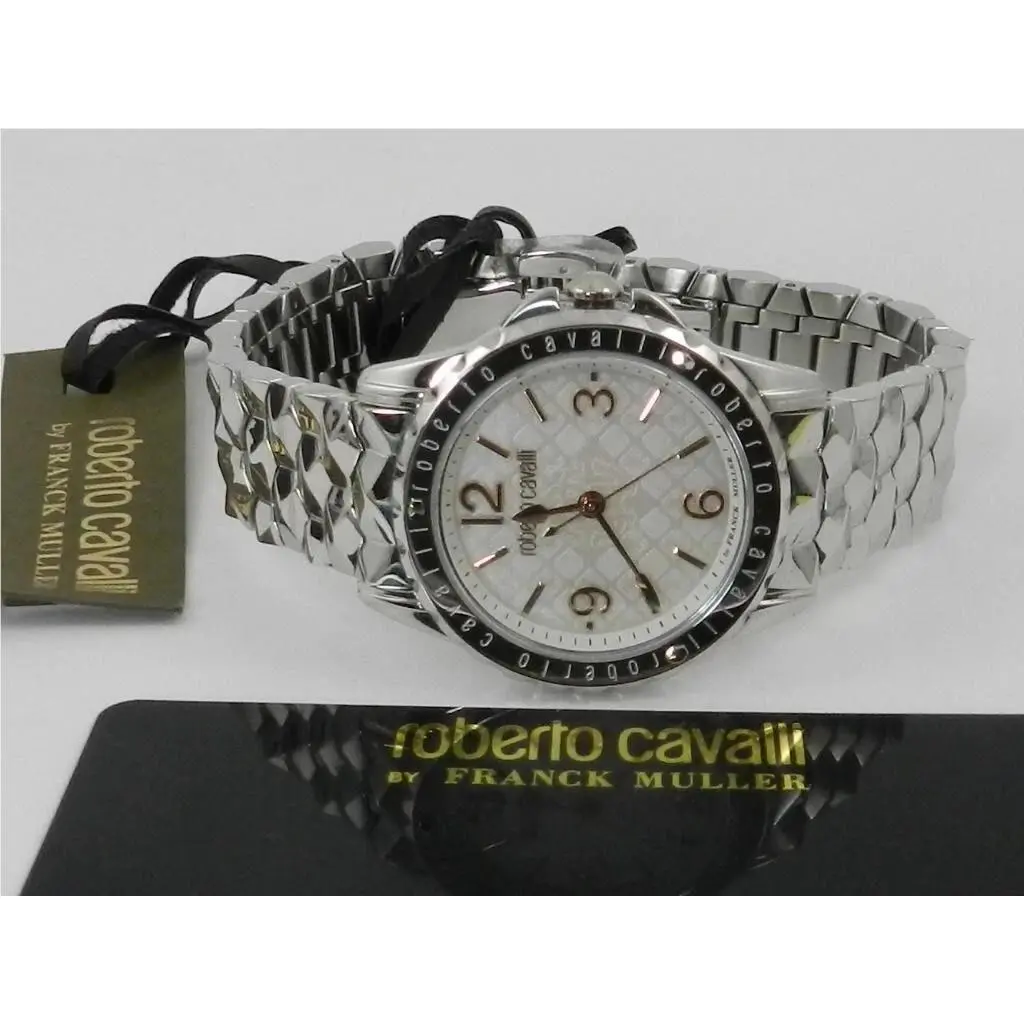 Cavalli Class  Stainless Steel Mother-of-pearl Bracelet Watch by Roberto Cavalli