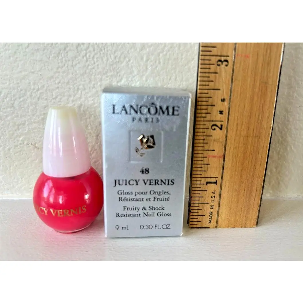 Paris Vintage Juicy Vernis Fruity Nail Gloss Polish 48 Bubble Gum by Lancôme