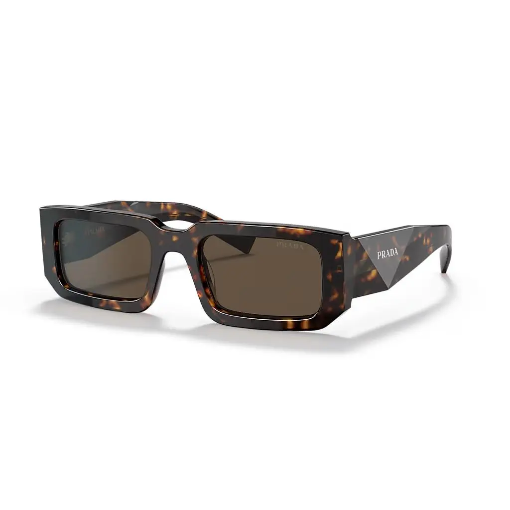 Sunglasses PR06YS 2AU8C1 Tortoise Frame / Dark Brown Gradient Lens 53mm by Prada