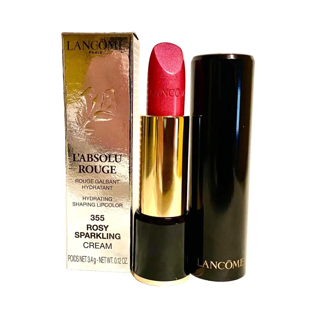 Lancome L`absolu Rouge Lipstick - 355 Rose Sparkling / Champagne Cream by Lancôme