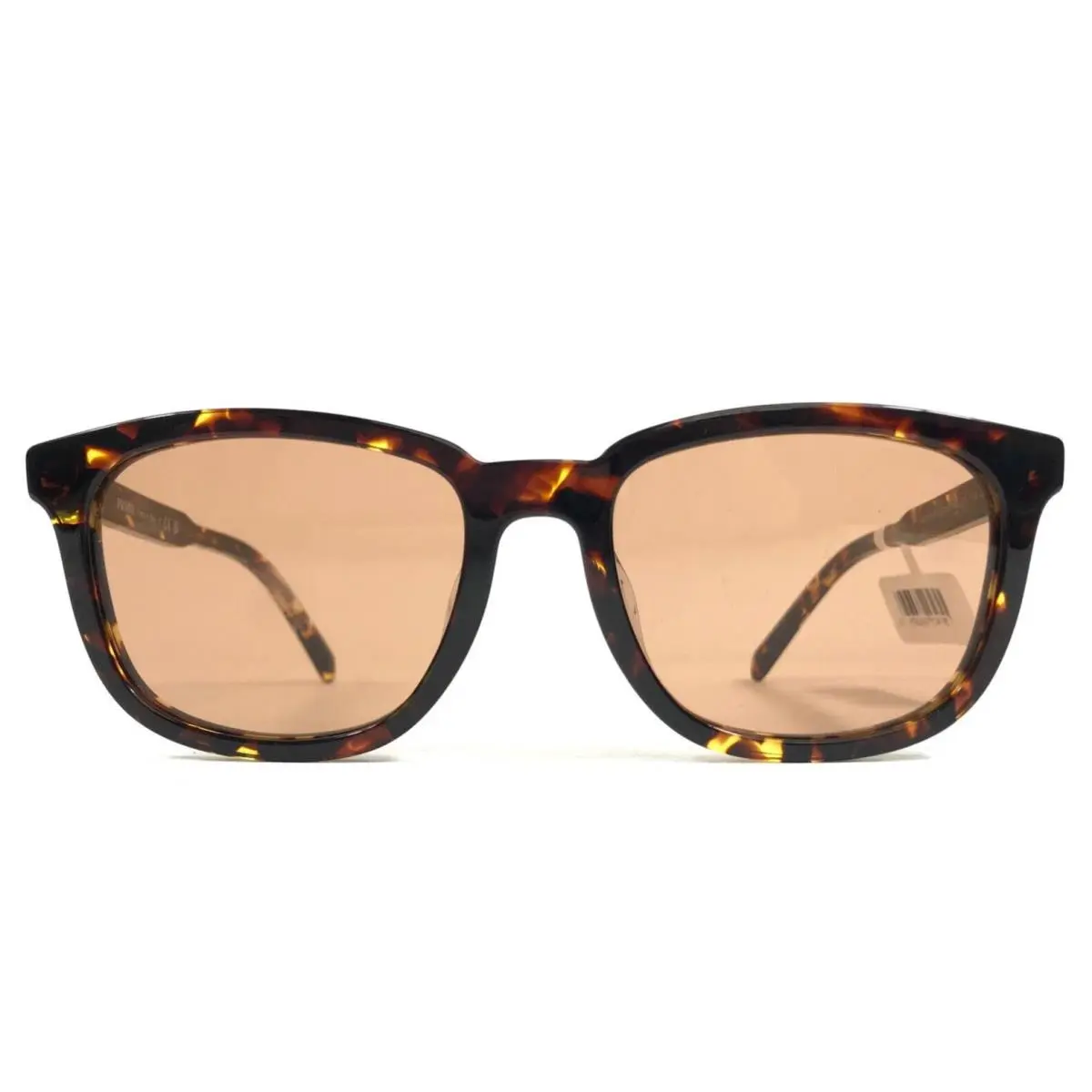 Prada Sunglasses SPRA21-F 14O-07V Magma Tortoise Asian Fit Frames Orange Lenses