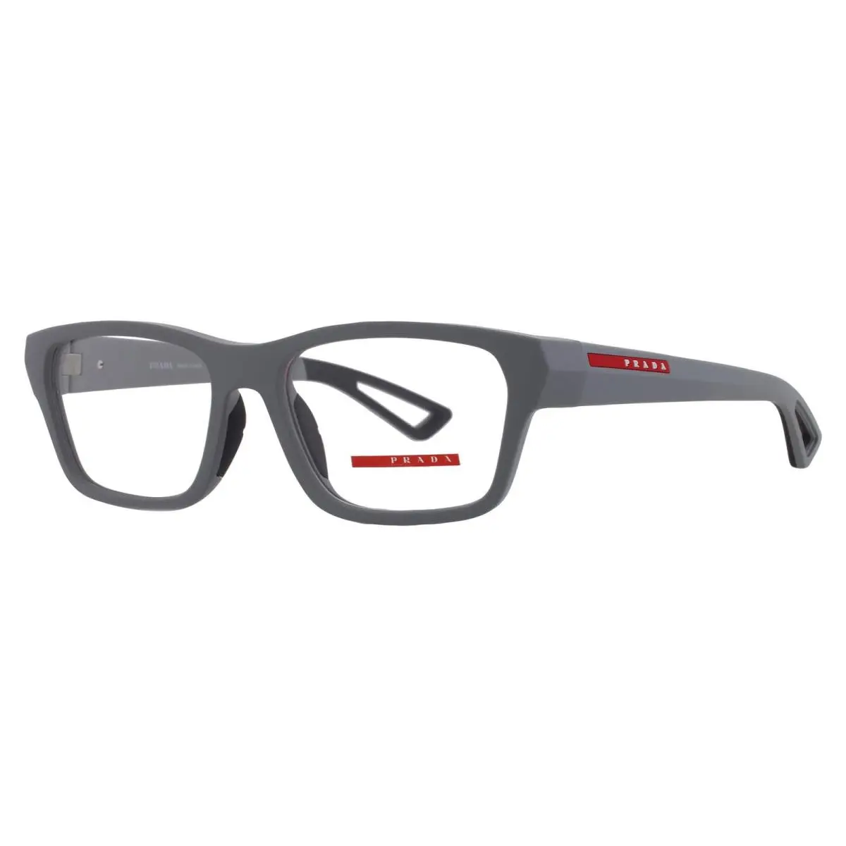 Prada Linea Rossa Demo Rectangular Men`s Eyeglasses PS 03RV 13Z1O1 54