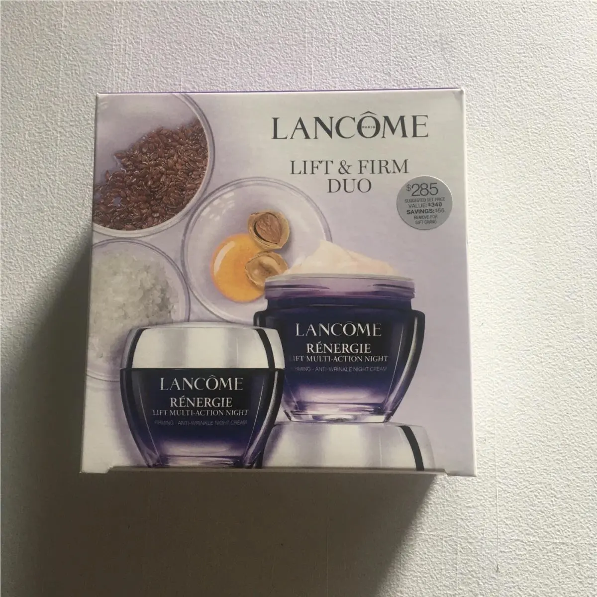 Lancome Rénergie Night Cream Lift Firm Duo 2-Piece Set Full Size by Lancôme