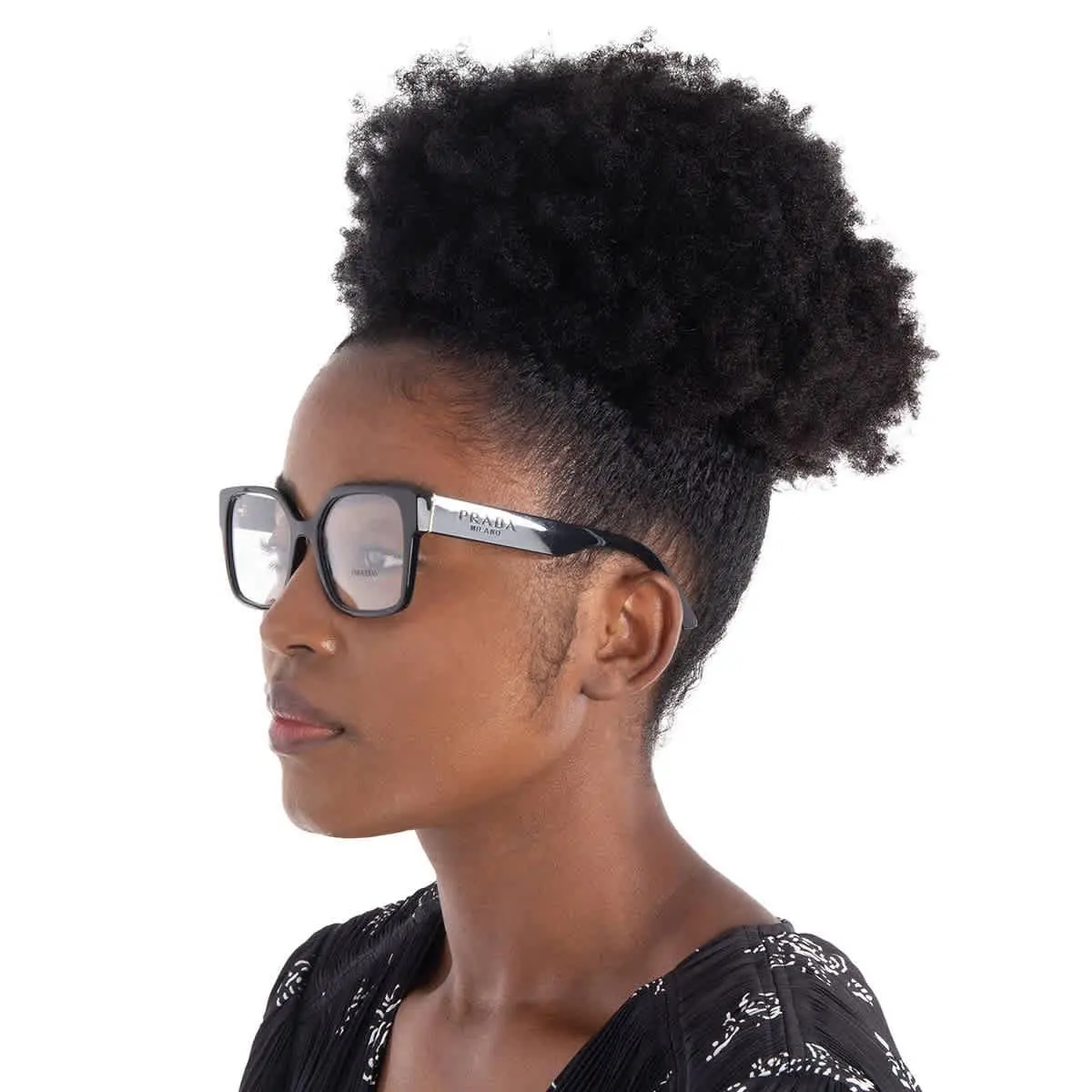 Prada Demo Square Ladies Eyeglasses PR 10WV 1AB1O1 54 PR 10WV 1AB1O1 54