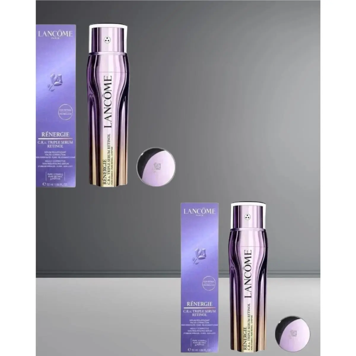 2x Lancome Renergie C.r.x Triple Serum Retinol 1.7oz/50mL Full Size by Lancôme