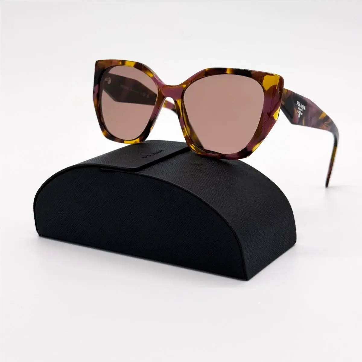 Sunglasses PR19ZS 18N10D Havana Women Eyewear PR 19ZS Spr 19Z by Prada