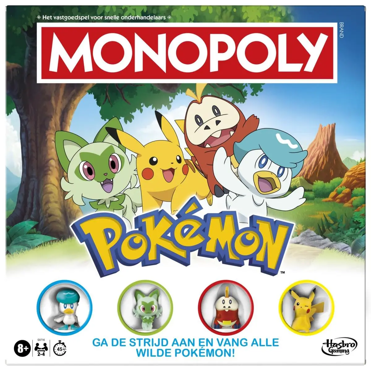 Monopoly Pokémon Edition Board Game - English Version