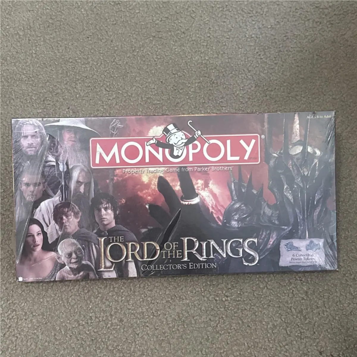 Monopoly Lord of The Rings Collectors Edition Hasbro 2005