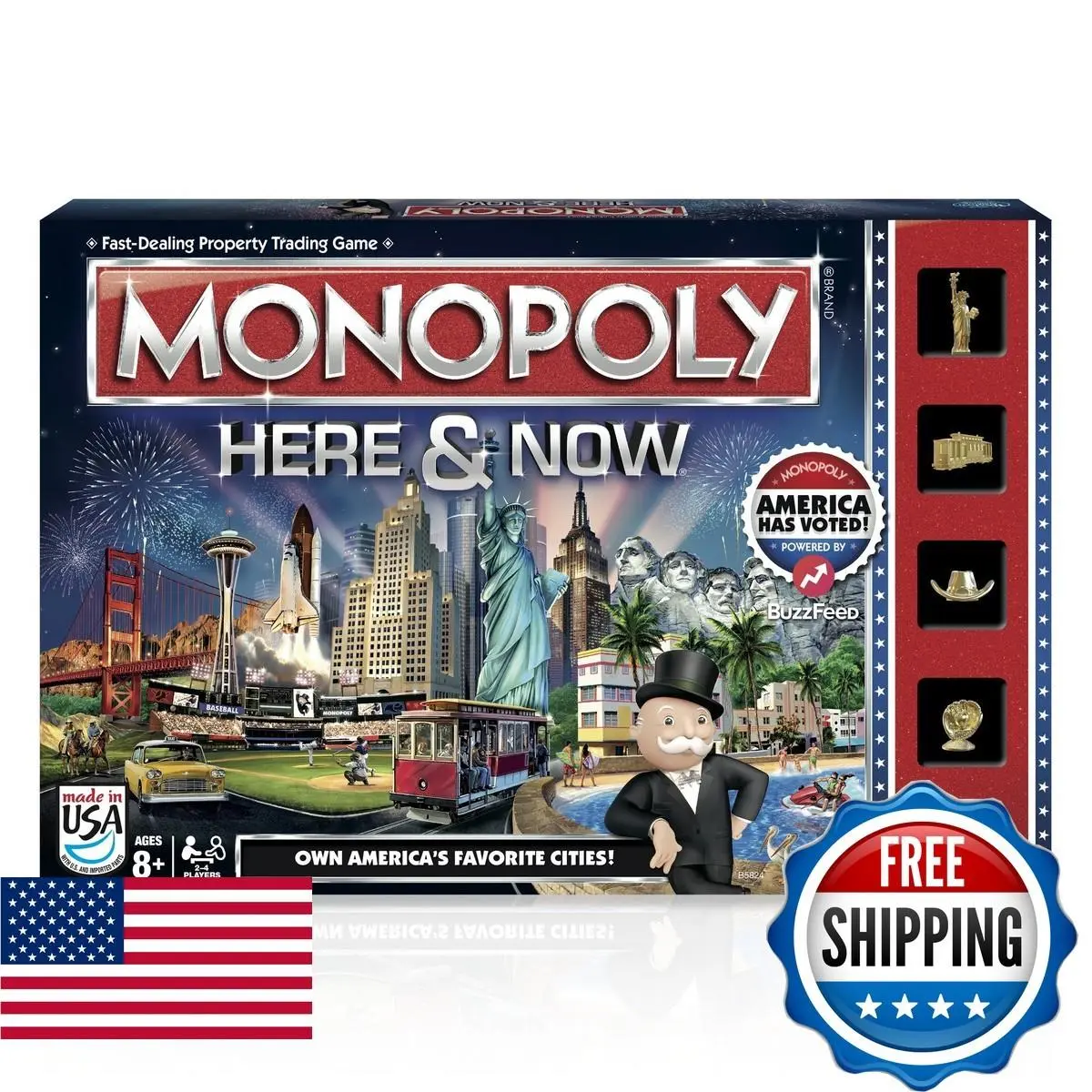 Monopoly Here Now Game: US Edition