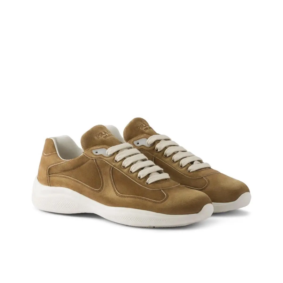 America`s Cup Brown Suede Sneakers Men’s Size US 9.5/EU 42.5 by Prada