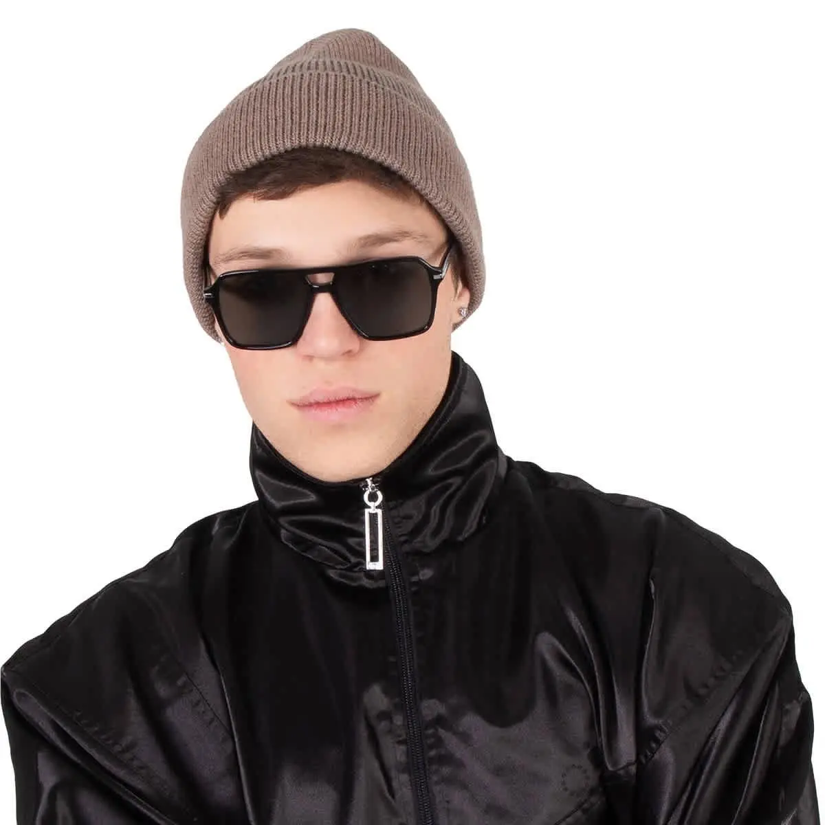 Polarized Green Navigator Men`s Sunglasses PR 20YS 1AB03R 55 by Prada