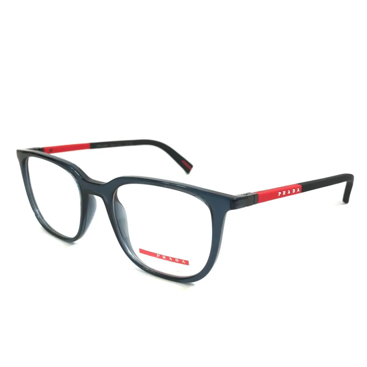 Prada Linea Rossa Eyeglasses Frames VPS04R CZH-1O1 Transparent Blue 50-19-145 - Frame: Multicolor