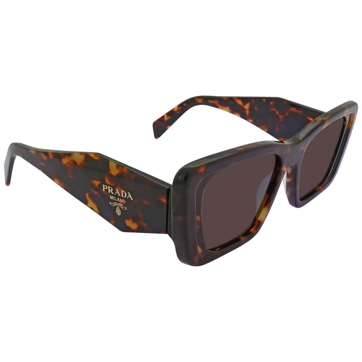Prada Dark Brown Cat Eye Ladies Sunglasses PR 08YS 01V8C1 51 PR 08YS 01V8C1 51