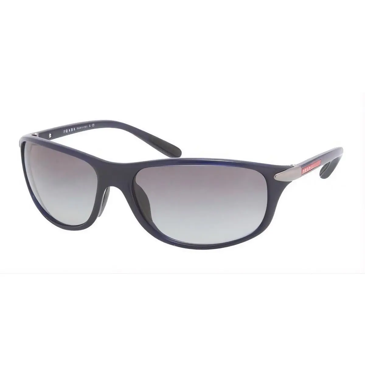 Sport Sunglasses PS05MS 0AL3M1 64mm Dark Blue / Grey Gradient Lens by Prada