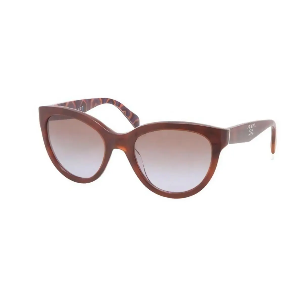 Sunglasses PR05PS MAU6P1 55mm Havana / Brown Grey Gradient Lens by Prada