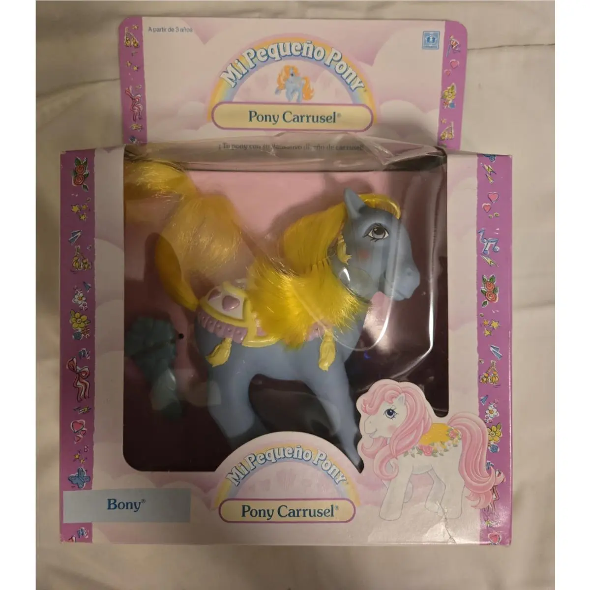 Vintage My Little Pony Merry Go Round Pony Spain 1989 Hasbro Htf
