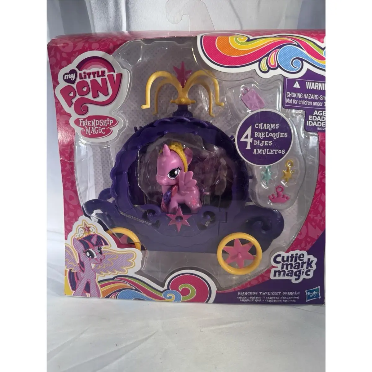 2014 Hasbro My Little Pony Charm Carriage Princess Twilight Sparkle