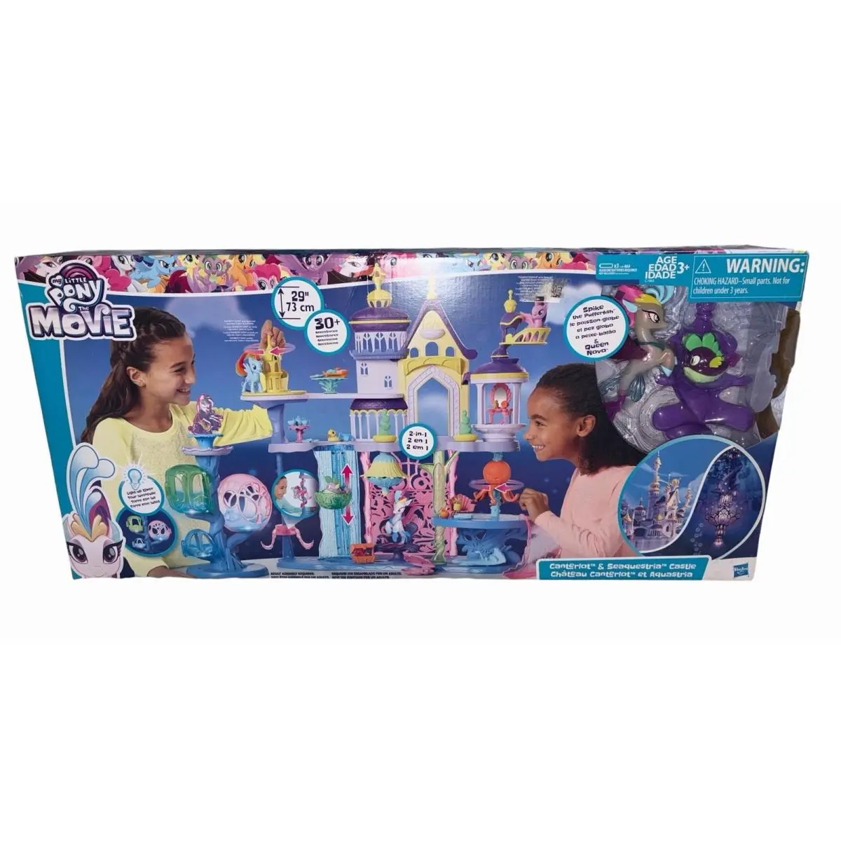 Hasbro My Little Pony The Movie Canterlot Seaquestria Light Up Castle