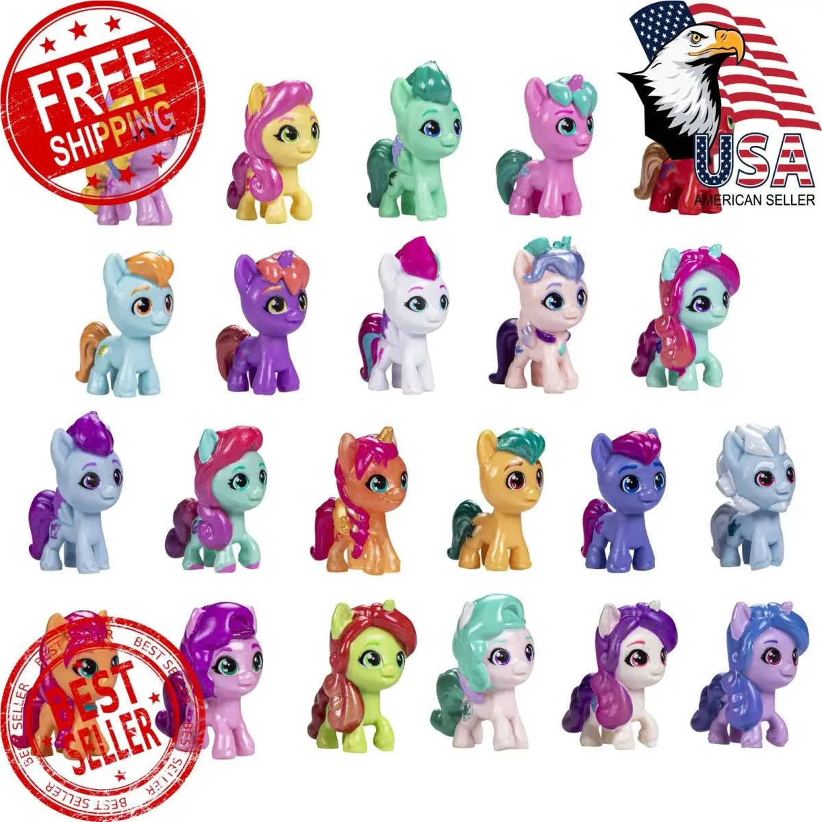 My Little Pony Mini World Magic Meet The Minis Collection Set with 22