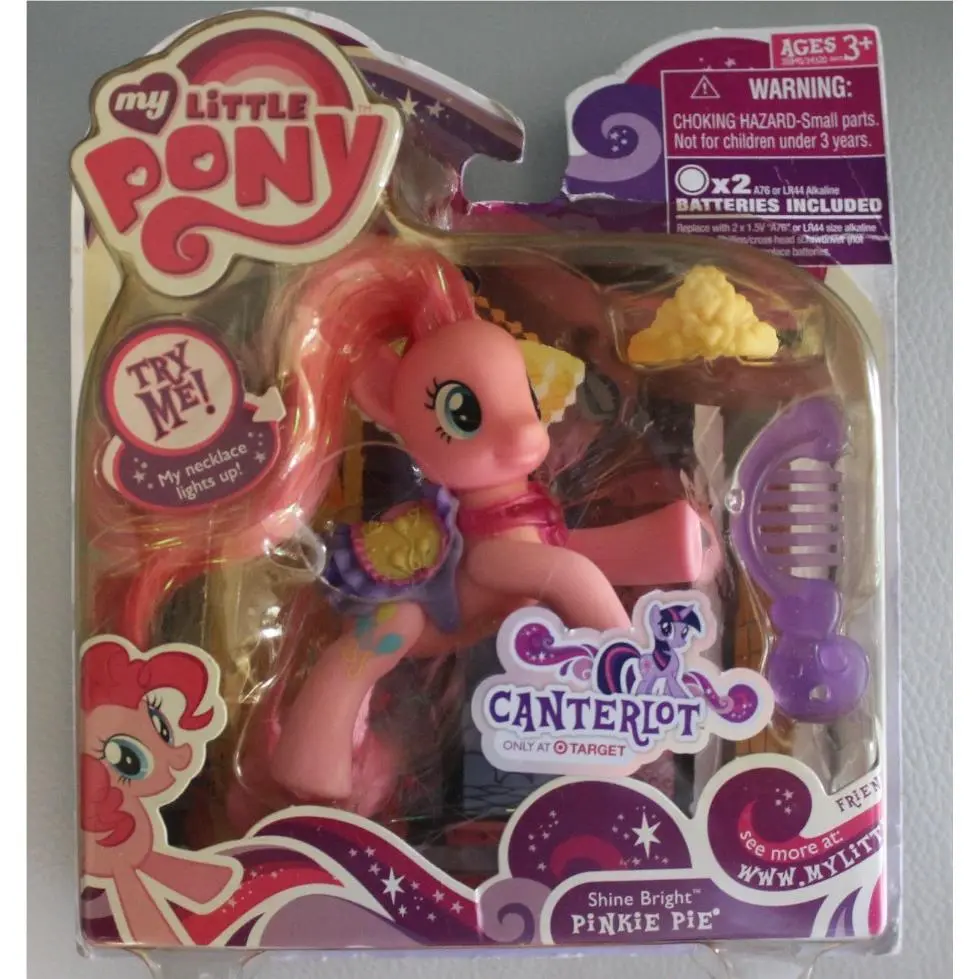 Vhtf My Little Pony Canterlot Exclusive Pinkie Pie Shine Bright Figure Lights Up