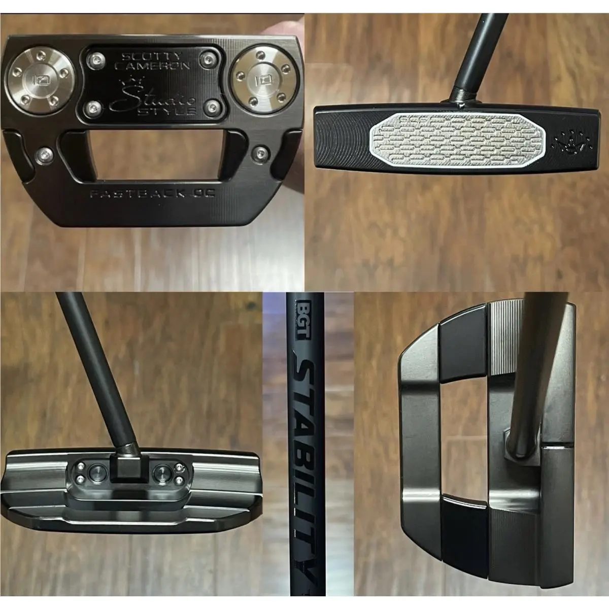 Scotty Cameron Studio Style Fastback OC Putter - Bgt Stability Shaft - Dlc