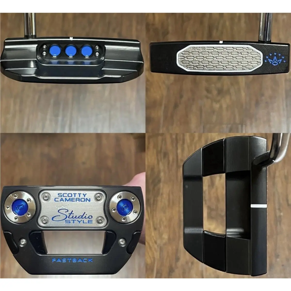 Scotty Cameron Studio Style Fastback Putter - - Xtreme Dark Finish - Blu