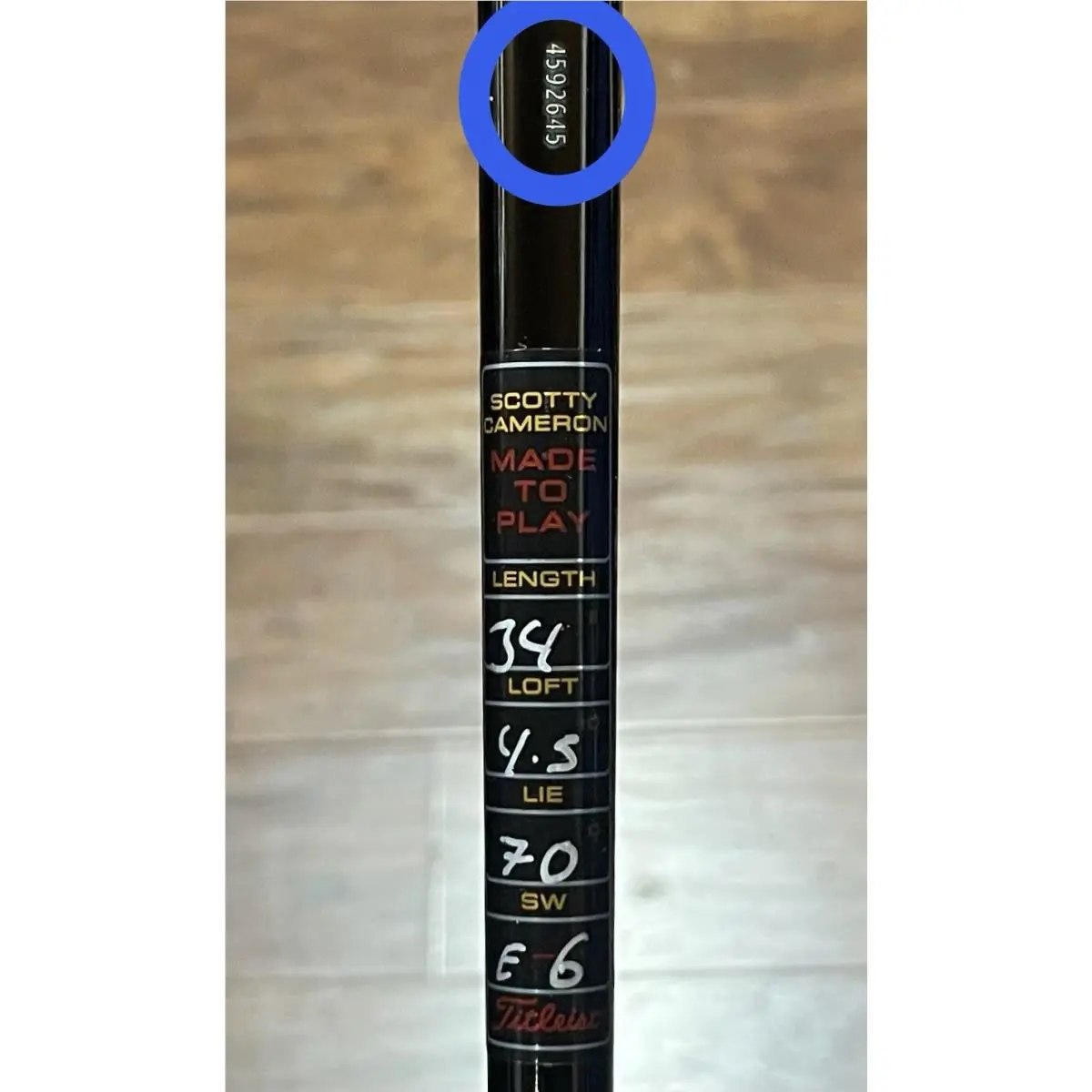Scott  - Phantom 5 OC - 2026 - SCS - Xtreme Dark Finish - DLC - Blue, Lie Angle: Black 5